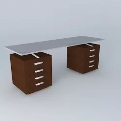 desk desk Vermeil Free 3D model
