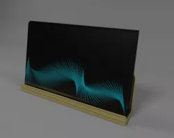 Desktop Business card holder with business cards 3D model