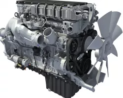 Detroit Truck Engine 3D model
