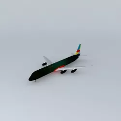 Douglas DC860 Royal Airways Free 3D model