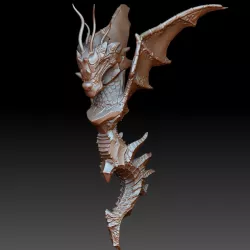 Dragon Low-poly  3D model