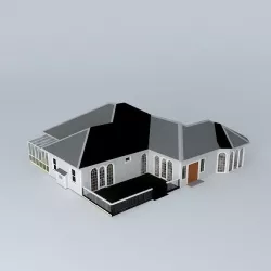 Eclectic Ranch House Free 3D model