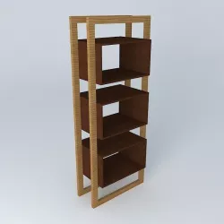 edstante Nicho Niche bookshelf Free 3D model