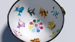 Eevee evolution pokemon cup Low-poly  3D model