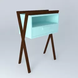 Fia nightstand, nightstand Fia Free 3D model