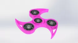 Fidget spinner v2 3D model