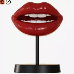 Figurine Lips 3D model