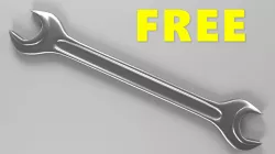 FREE Wrench model  3D model