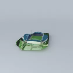 Galpharm Stadium Free 3D model