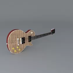 Gary Moores 1959 Les Paul Standardguitar Free 3D model