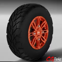 Generic ATV Tire 3D model