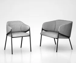 Hammer lounge and dining chairs by Segis 3D model