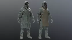HAZMAT SUIT Chernobyl Liquidator 3D model