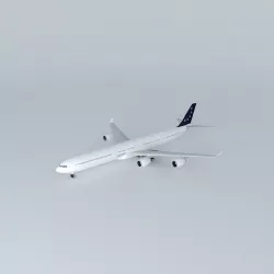 HiFly Airlines Airbus A340 600 Free 3D model