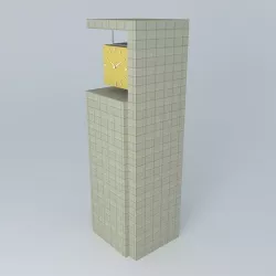 Huizhou Station Clock Tower Free 3D model