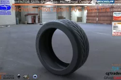 Inventor Skills - Michelin Pilot Sport AS Plus Tire Free 3D model