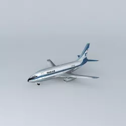 Iran Air Boeing 737 200 Free 3D model