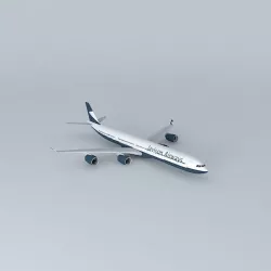 Javison Airways Airbus A340 600 Free 3D model