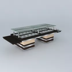Kit005A Mesa Self Service por Alex Marques Free 3D model