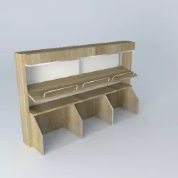 Kit416-Gate Breads and Leaning Shelf by Alex Marques Free 3D model