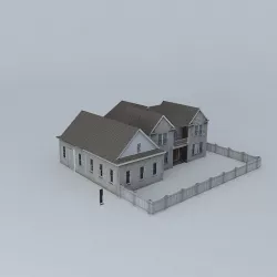 Large House Free 3D model