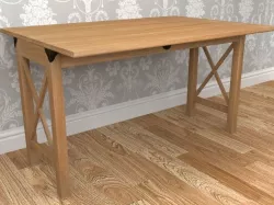 Laura Ashley Balmoral Chestnut Extending Console Table 3D model