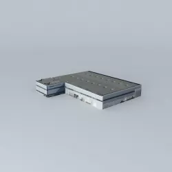LAX Airport Cargo Reg. Terminal Free 3D model