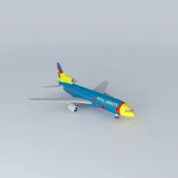 Lockheed TriStar Royal Airways Free 3D model
