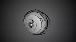 Low-Poly PBR Sphere Bot -- Game-Ready Low-poly  3D model