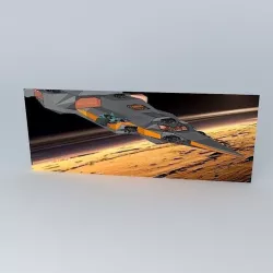 MAF Ghost Hunter fighter Free 3D model