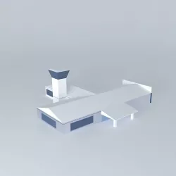 Maota Airport Terminal %26 Tower {577Kb} Free 3D model