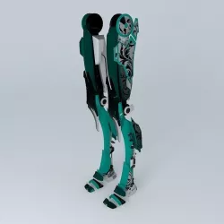 Mecha legs Free 3D model