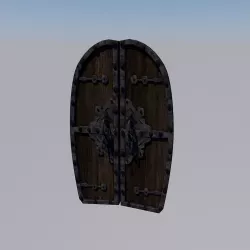 Medieval door 3D model