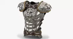 Medieval Lion Body Armor 3D model