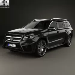  Mercedes-Benz GL-Class X166 Brabus B63 2013 3D model