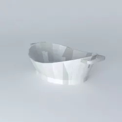 Metal bowl Free 3D model