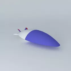 Modern Airship concept Free 3D model