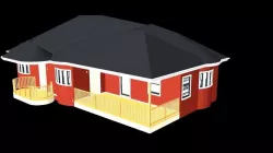 modern house 3D model