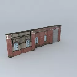 MPTS  Window Wall Segment  v2 04 Free 3D model