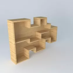 niche niche rack shelf Free 3D model