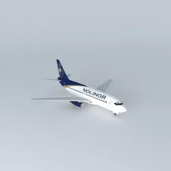 Nolinor Aviation Boeing 737 200 Free 3D model