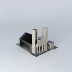 NOTRE DAME BASILICA. Free 3D model
