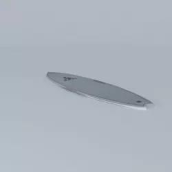 O'Shea Guppy Fish 5'10" Surfboard (Composite) Free 3D model
