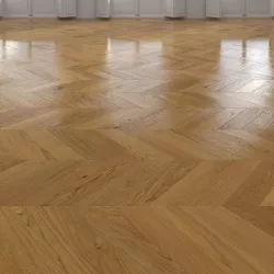Oak Chevron floor 2 3D model