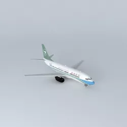 OLD Shenzhen Airlines Boeing 737 300 Free 3D model