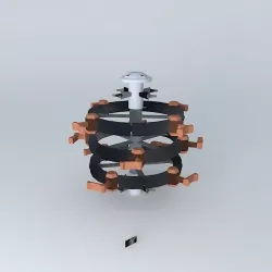Orbital Station B001 Free 3D model