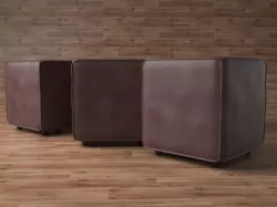 Ottoman seats for architectural interiors 3D model