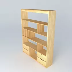 Pine furniture separation Free 3D model
