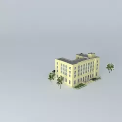 Post Office Free 3D model