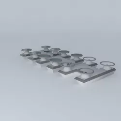 Quad Hover Free 3D model